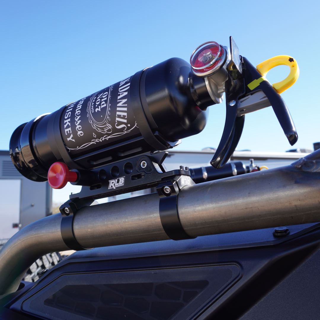 RLB fire extinguisher mount and tube brackets 