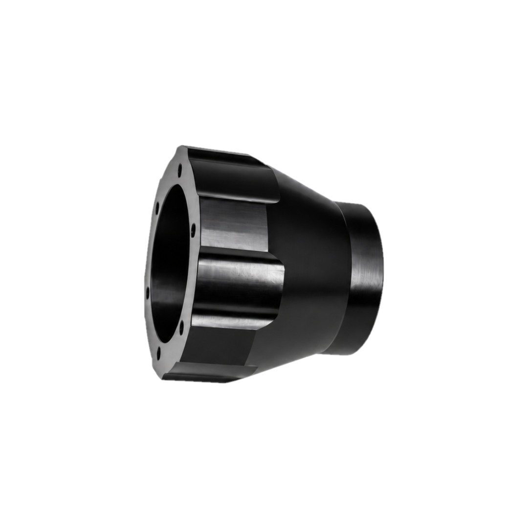 SIDE VIEW RLB Motorsports lightweight billet hub adapter for KAWASAKI H2 UTV steering wheel