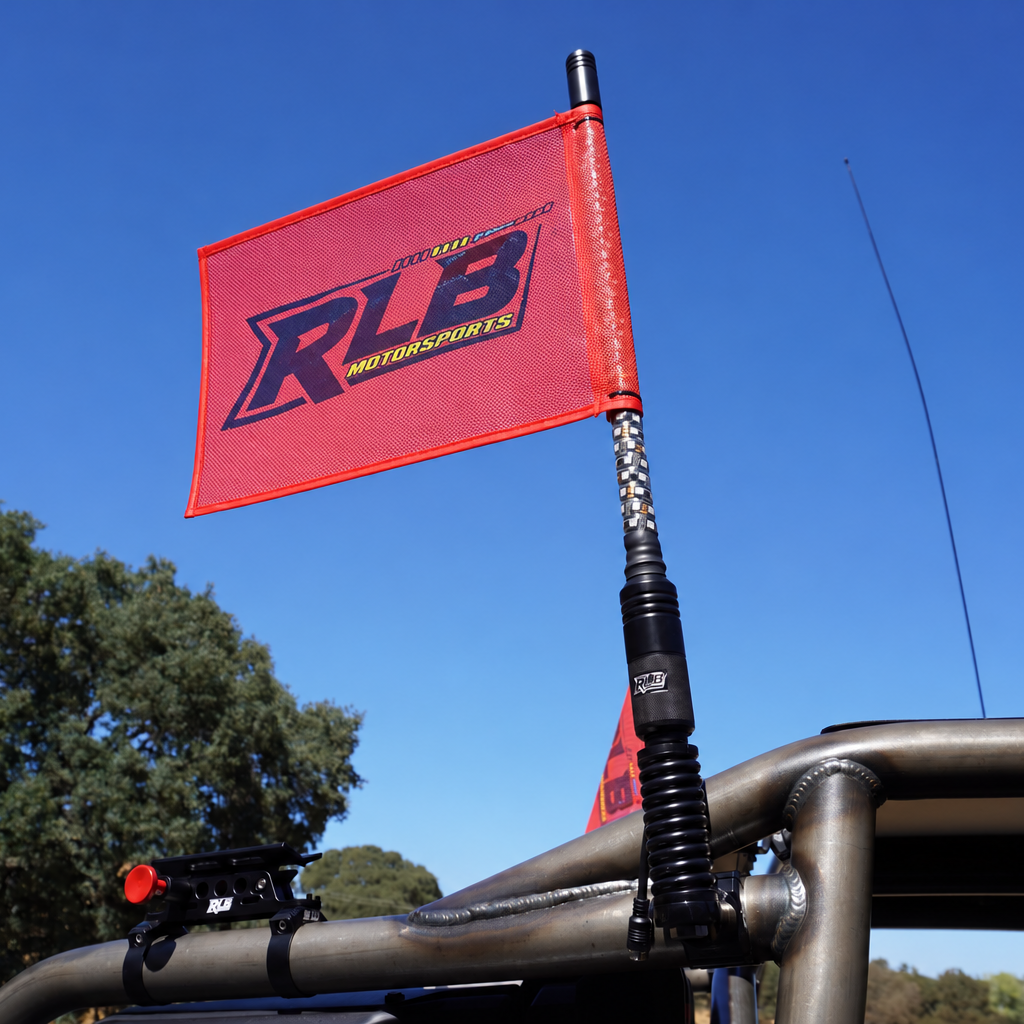 RGB LED Whips from RLB installed with quick release base and spring 