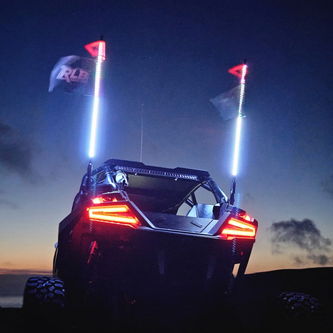 LED Hyper Bright Whips Solid Color -V3 – RLB Motorsports