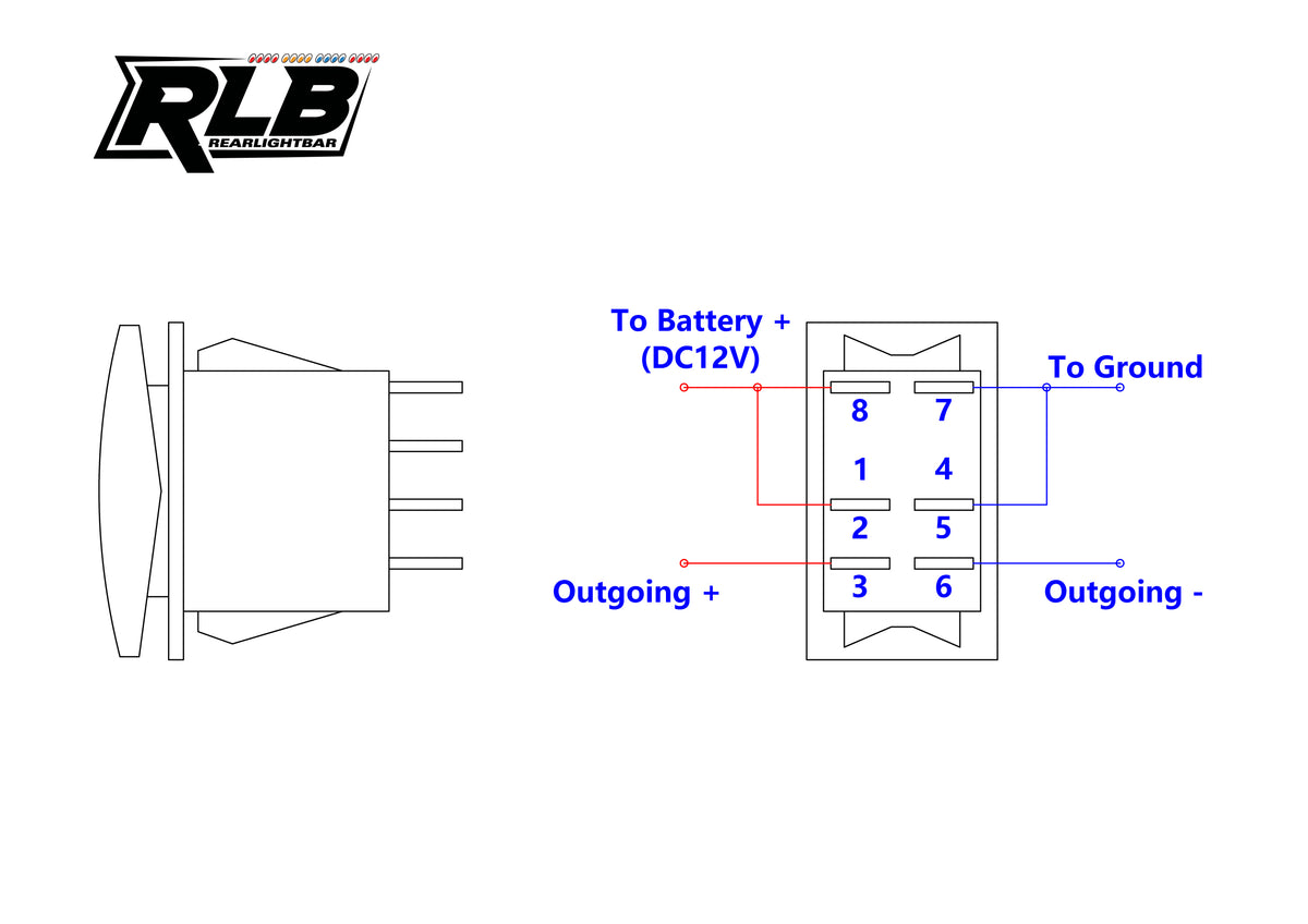 L R Rocker Switch RLB ON/OFF Rocker Switch – RLB Motorsports
